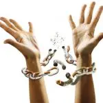 Hands Breaking Cigarette Chain After Quit Smoking Hypnosis
