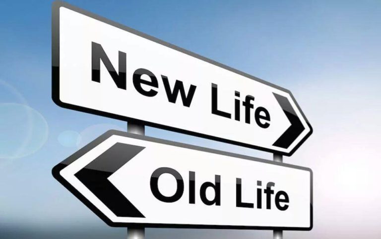 Sign Pointing New Life Hypnotherapy Benefits Over Old Life