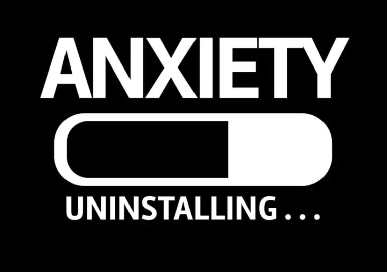 Progress Bar Uninstalling With Text: Anxiety Uninstalling